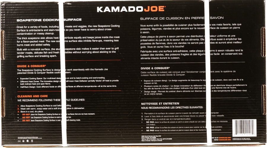 Kamado Joe Half Moon Soapstone  - Big Joe ®  2